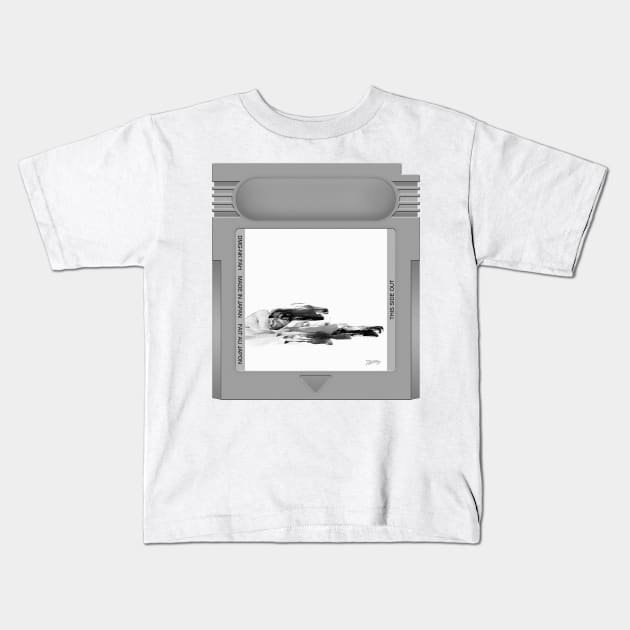 Drone Logic Game Cartridge Kids T-Shirt by PopCarts